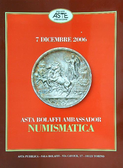 Asta Bolaffi Ambassador Numismatica - copertina