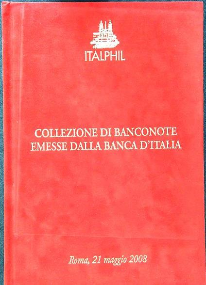 Collezione di banconote emesse dalla Banca d'Italia - copertina
