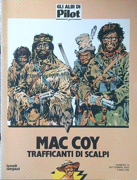 Mac Coy - Trafficanti di scalpi - copertina