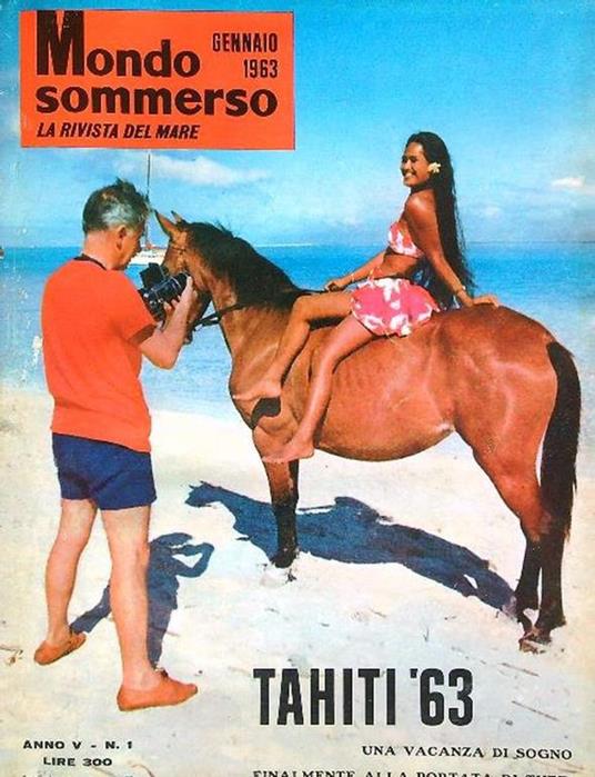 Mondo sommerso dal n. 1 al n. 6 del 1963. Rilegati in unico volume - copertina