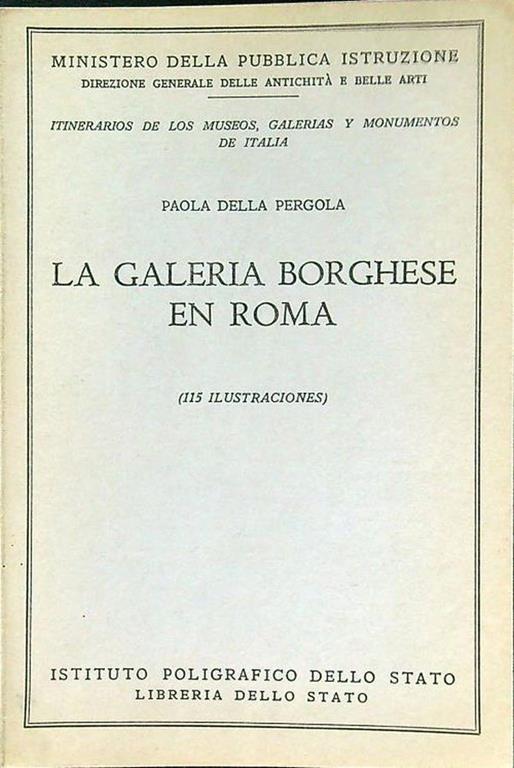 La galeria Borghese en Roma - Paola Della Pergola - copertina