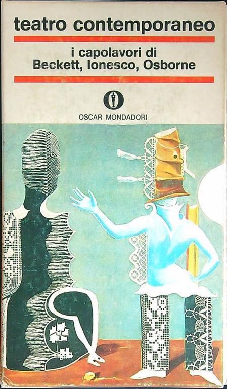 Teatro contemporaneo I capolavori di Beckett, Ionesco, Osborne 3 vv - copertina