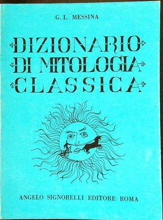 Dizionario di mitologia classica - copertina