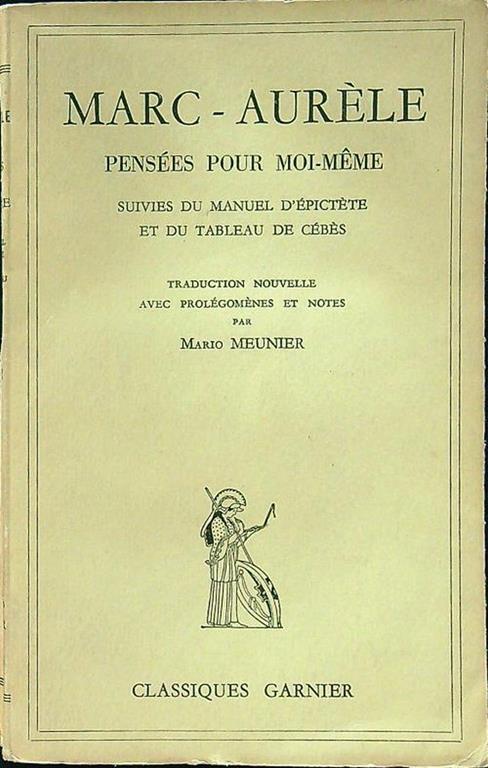 Pensees pour moi-mem - Marc-Aurele - copertina