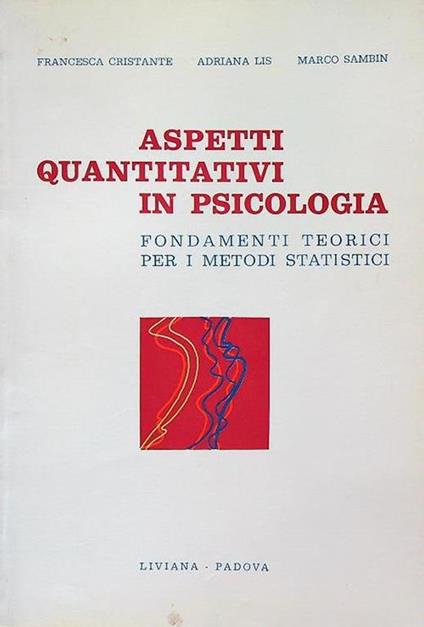Aspetti quantitativi in psicologia - copertina