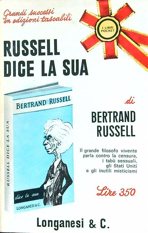 Russell dice la sua
