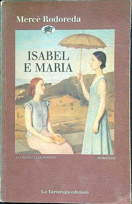 Isabel e Maria - Mercè Rodoreda - copertina