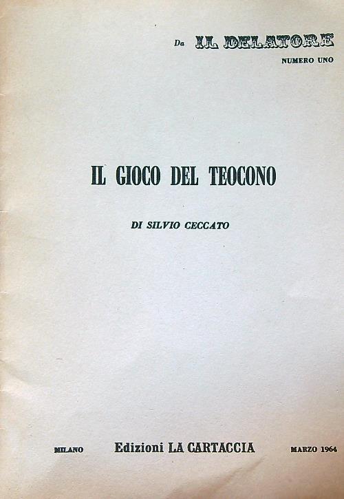 Il gioco del teocono