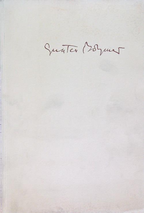 Gunter Bohmer. Dal paesaggio naturale al paesaggio interiore. - copertina