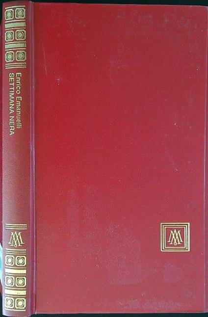 Settimana nera - Enrico Emanuelli - copertina