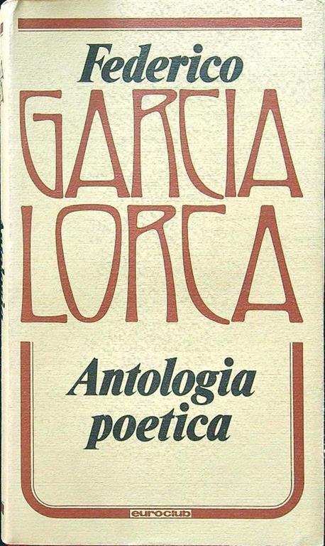 Antologia poetica - Federico García Lorca - copertina
