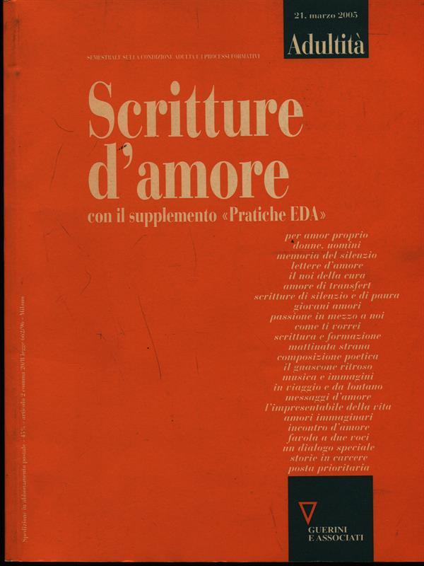 Adultità vol.21. Scritture d'amore