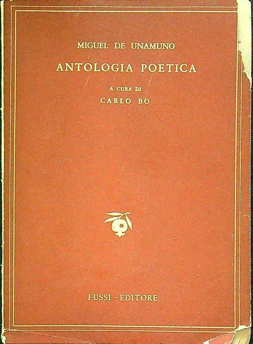 Antologia poetica - Miguel de Unamuno - copertina