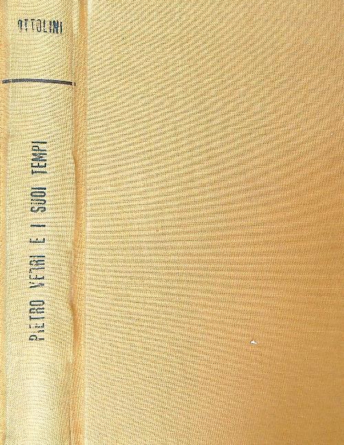 Pietro verri e i suoi tempi