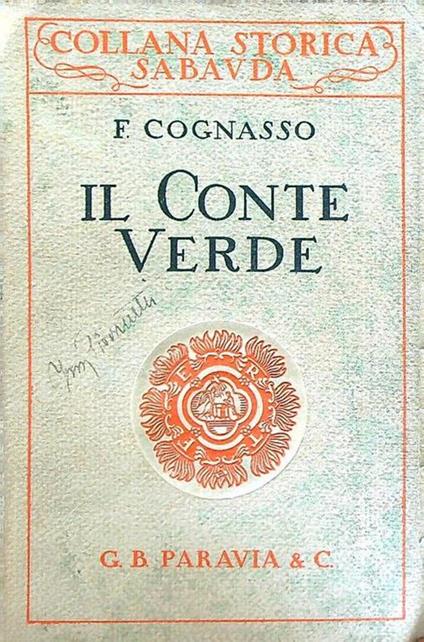 Il conte verde - Francesco Cognasso - copertina