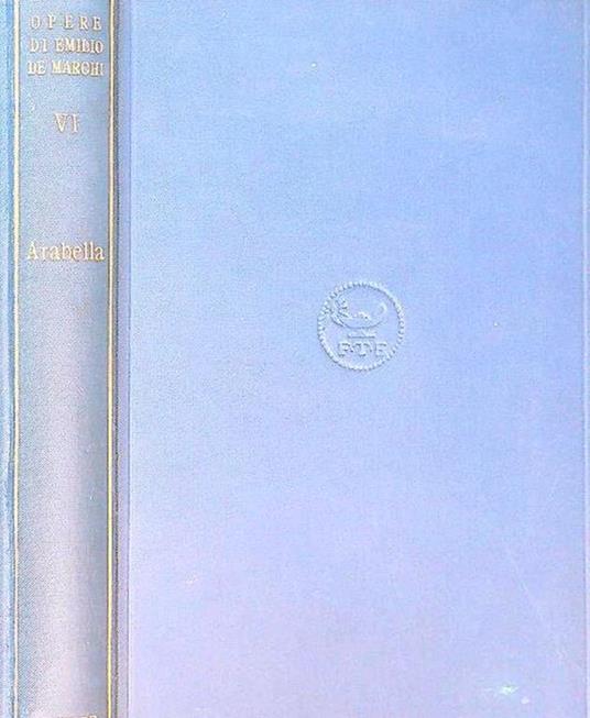 Arabella - Emilio De Marchi - copertina