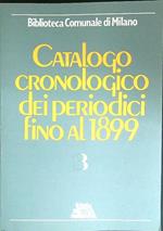 Catalogo cronologico dei periodici fino al 1899