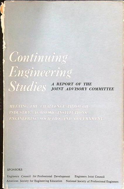 Continuing engineering studies - copertina