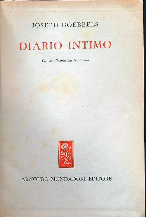 Diario intimo