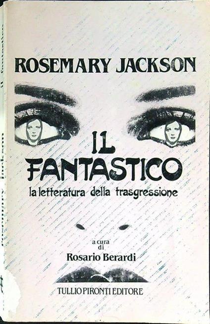 Il fantastico. La letteratura della trasgressione - Rosemary Jackson - copertina