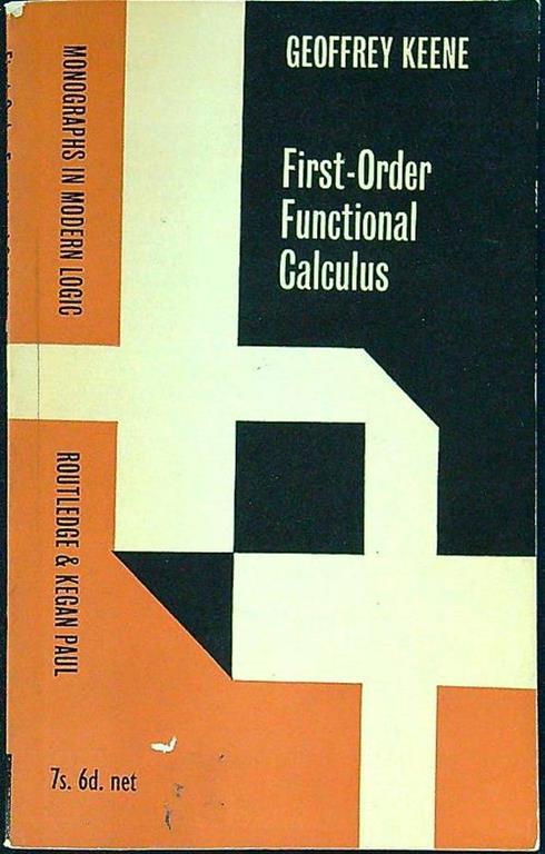 First-order functional calculus - copertina
