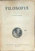 Filosofia anno I fascicolo III luglio 1950
