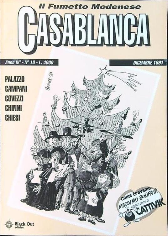 Casablanca Black Out Editrice 1993. numero 20 