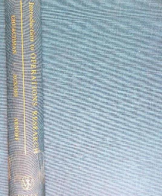 Introduction to Operation Research - copertina