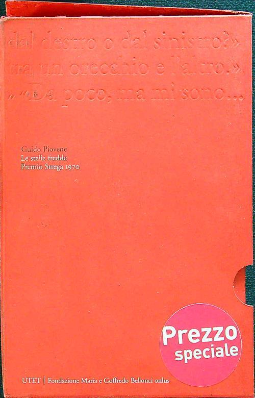 Le stelle fredde  - Guido Piovene - copertina