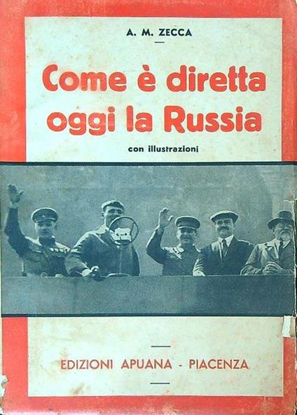 Come è diretta oggi la Russia - A.M. Zecca - copertina