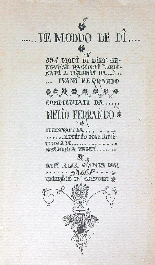 ....Pe moddo de di.....