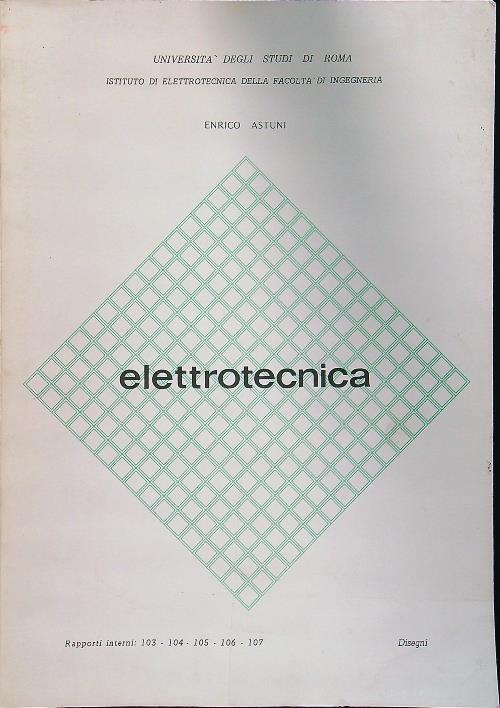 Elettrotecnica rapporti interni 103-104-105-106-107 disegni