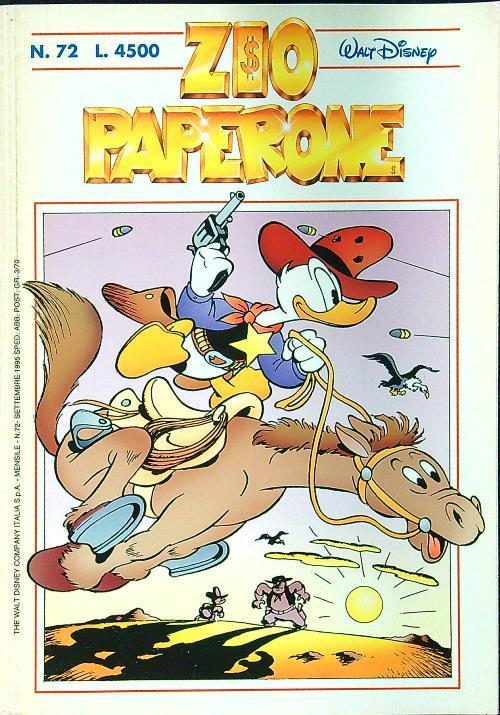 Zio Paperone 72 settembre 1995 - copertina
