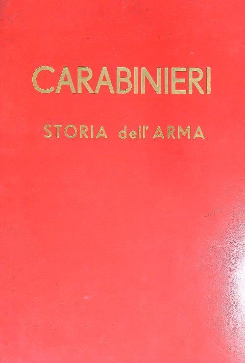 Carabinieri storia dell'arma - copertina