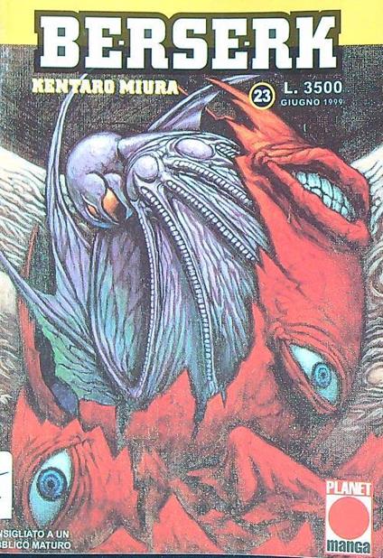 Berserk 23/giugno 1999 - Kentaro Miura - copertina