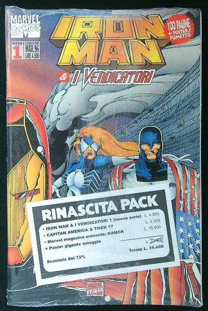 Rinascita Pack 3 vv. + poster - copertina