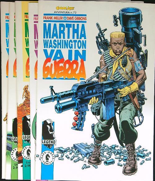 Martha Washington va in guerra 5 vv - Miller - copertina