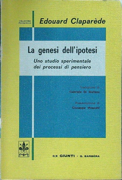 La genesi dell'ipotesi