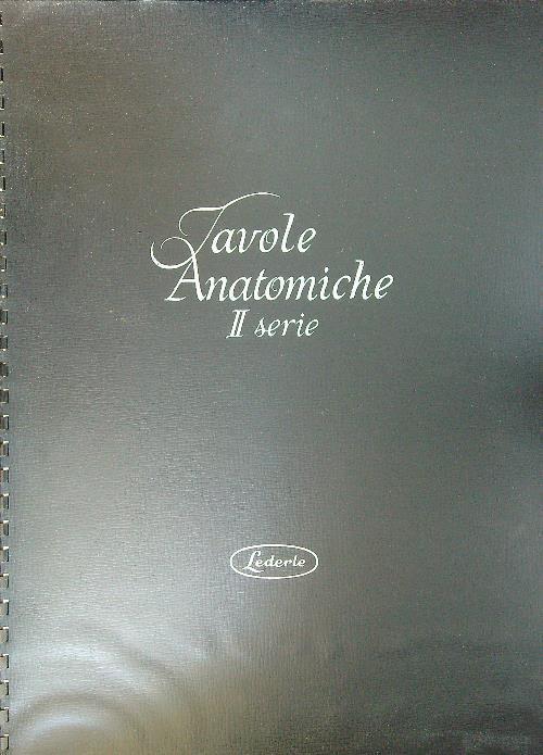 Tavole Anatomiche II serie - copertina