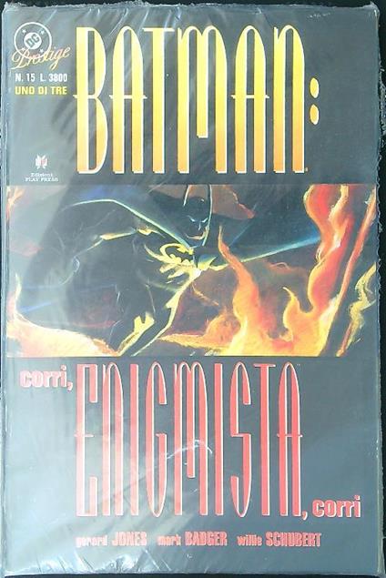 Batman: corri, Enigmista 3 vv - copertina