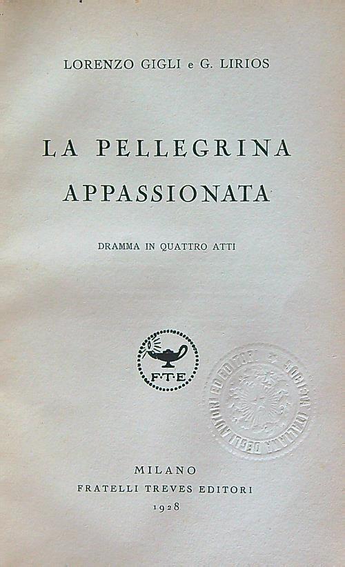 La pellegrina appassionata