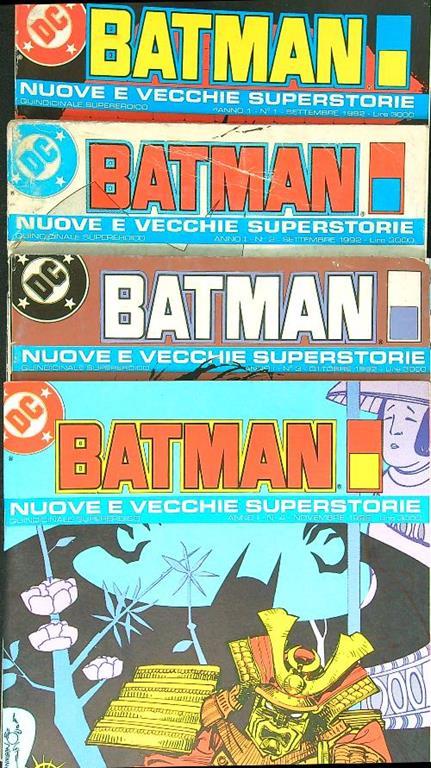 Batman nuove e vecchie superstorie 4 vv - copertina