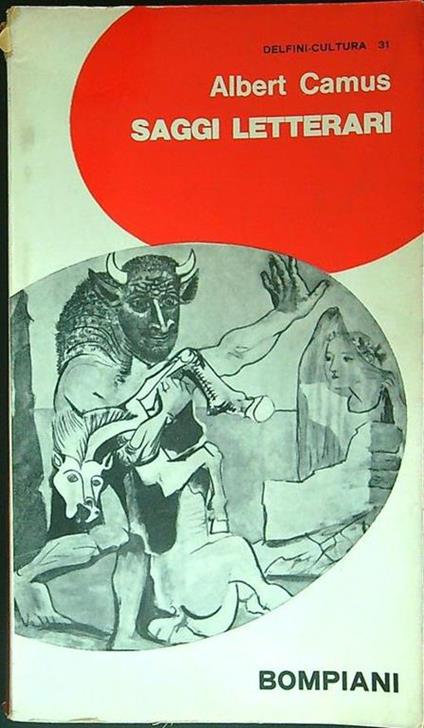 Saggi letterari - Albert Camus - copertina