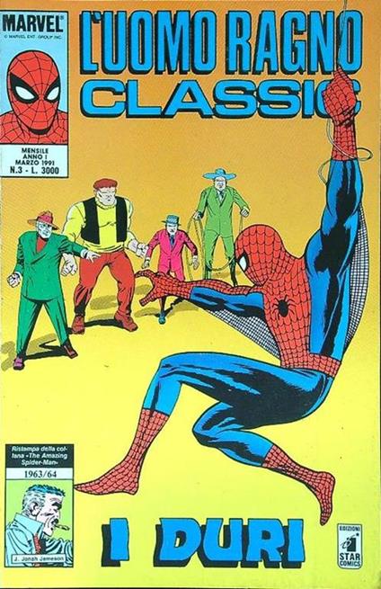 L' Uomo ragno Classic da n. 3 a n. 41 incompleto - copertina