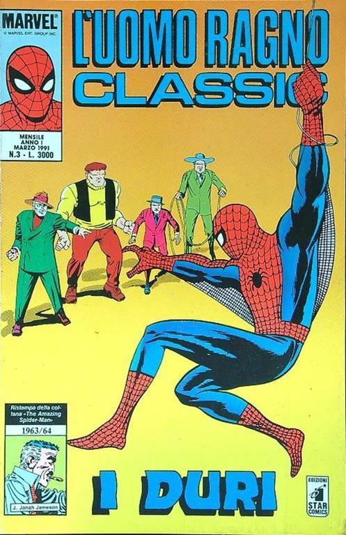 L' Uomo ragno Classic da n. 3 a n. 41 incompleto - copertina