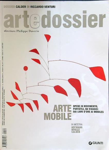 Artedossier N.260 novembre 2009 - copertina