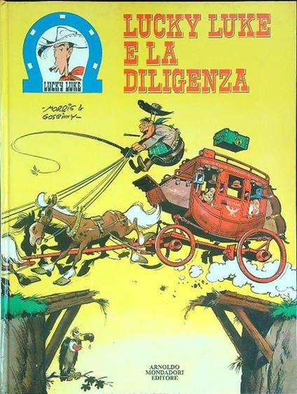 Lucky Luke e la diligenza - René Goscinny - copertina