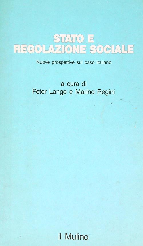 Stato e regolazione sociale