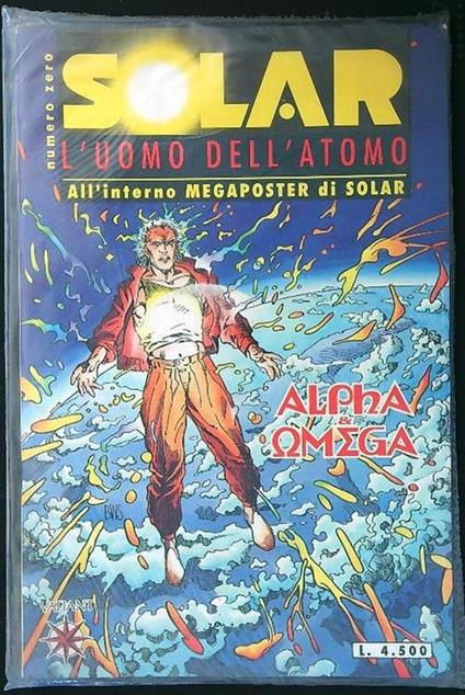 Solar l'uomo dell'atomo n. 0: alpha e omega - copertina