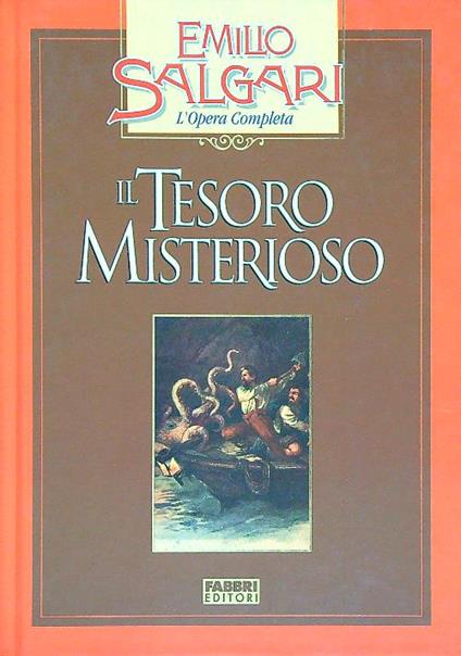 Il tesoro misterioso - Emilio Salgari - copertina